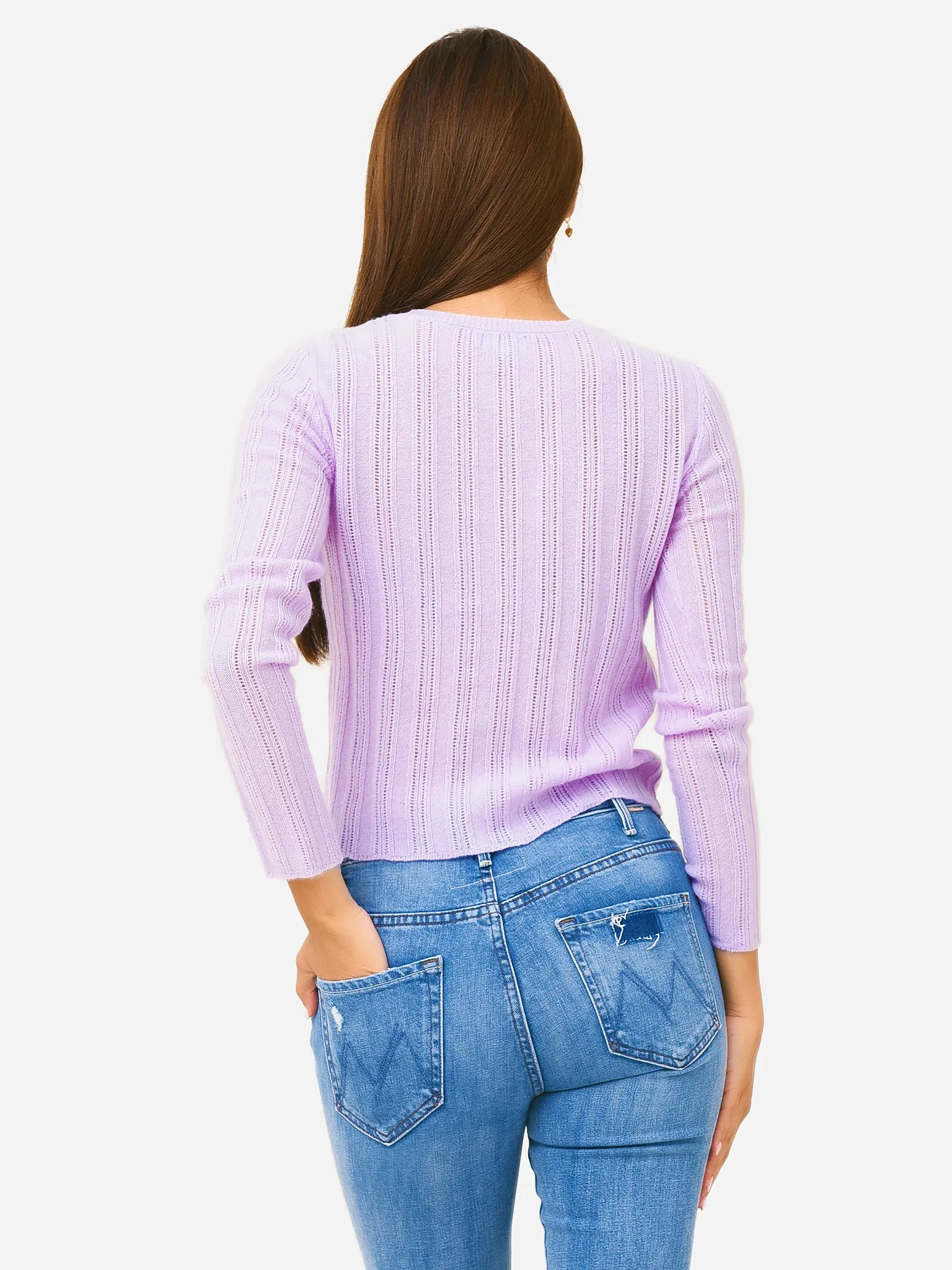 525 Women's Pointelle Henley Pullover