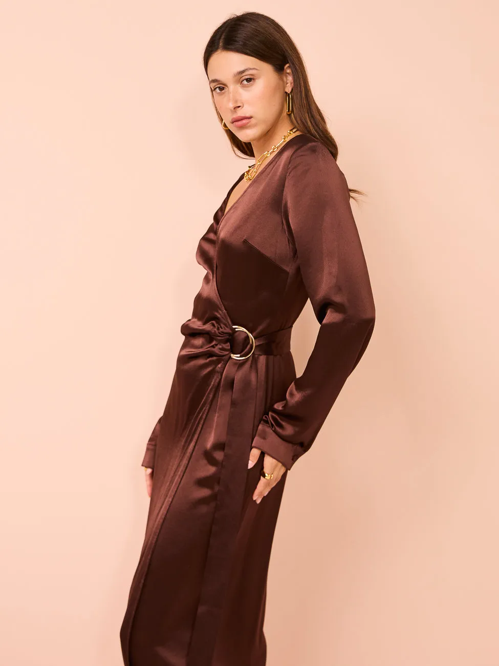 Anna Quan Harlow Dress in Shaved Chocolate