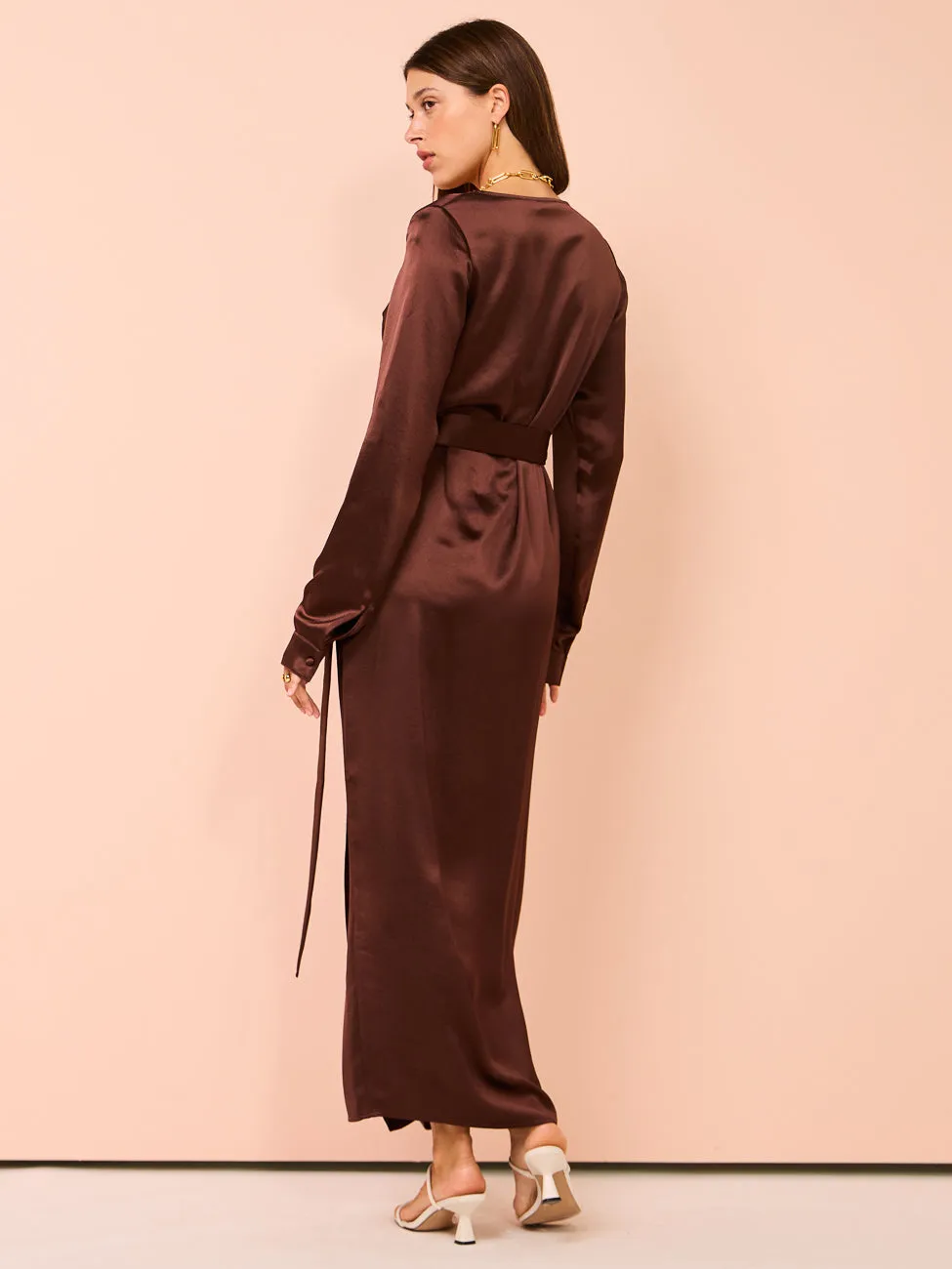 Anna Quan Harlow Dress in Shaved Chocolate