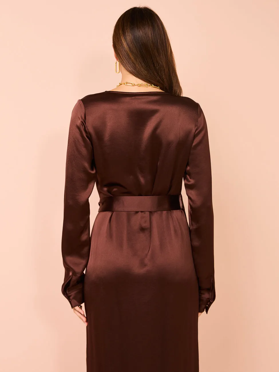 Anna Quan Harlow Dress in Shaved Chocolate