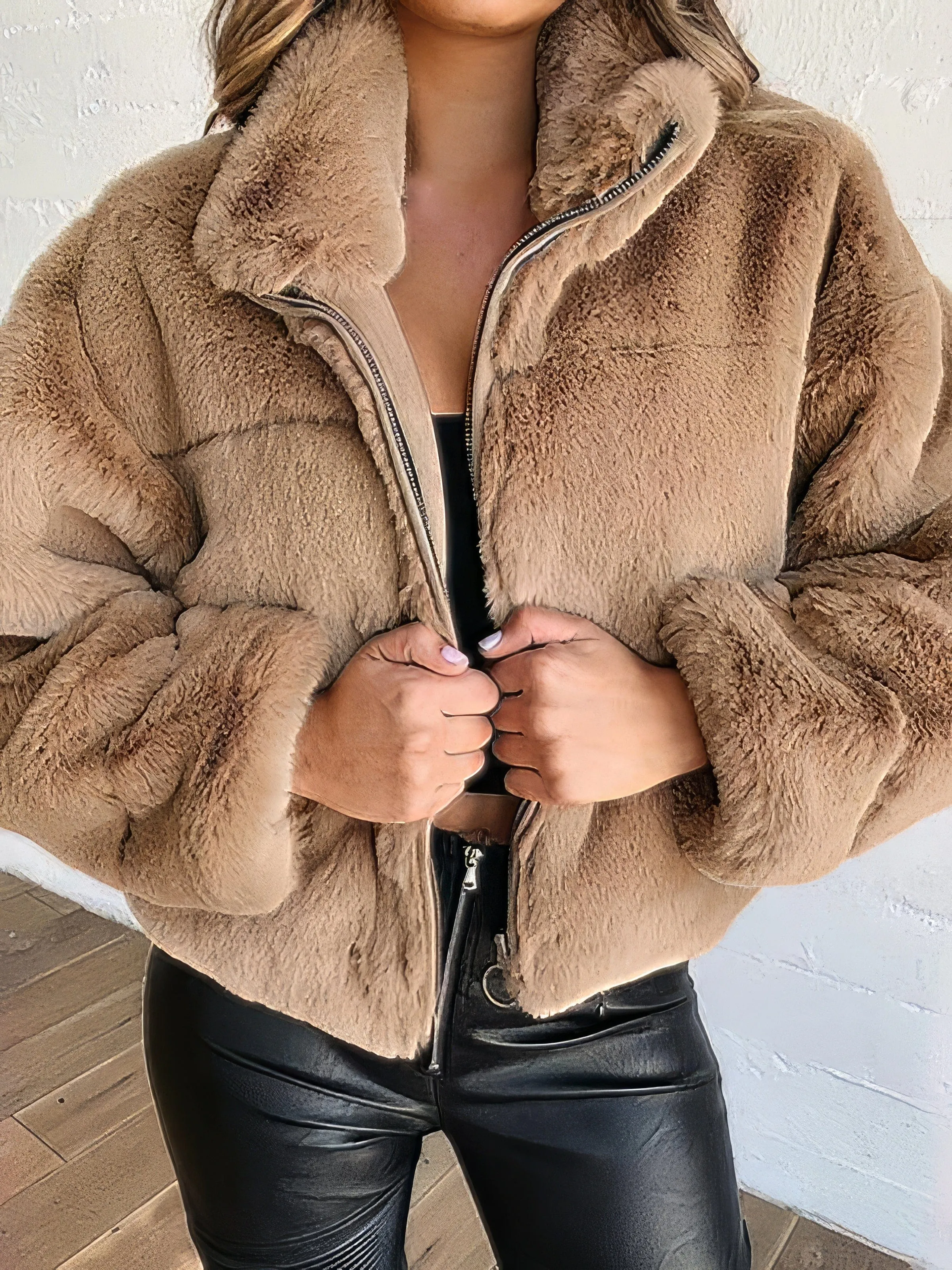 Autumnal Cable Knit Sweater - Oversized Fit