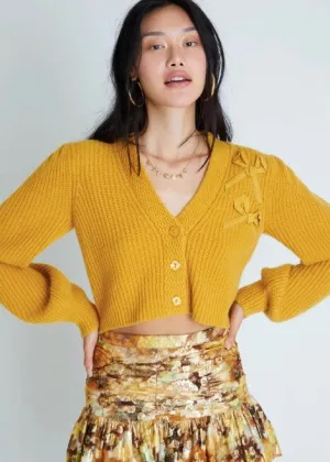 Avignon Cardigan (Mustard)