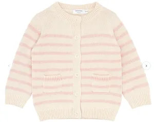 baby stripe knit cardigan