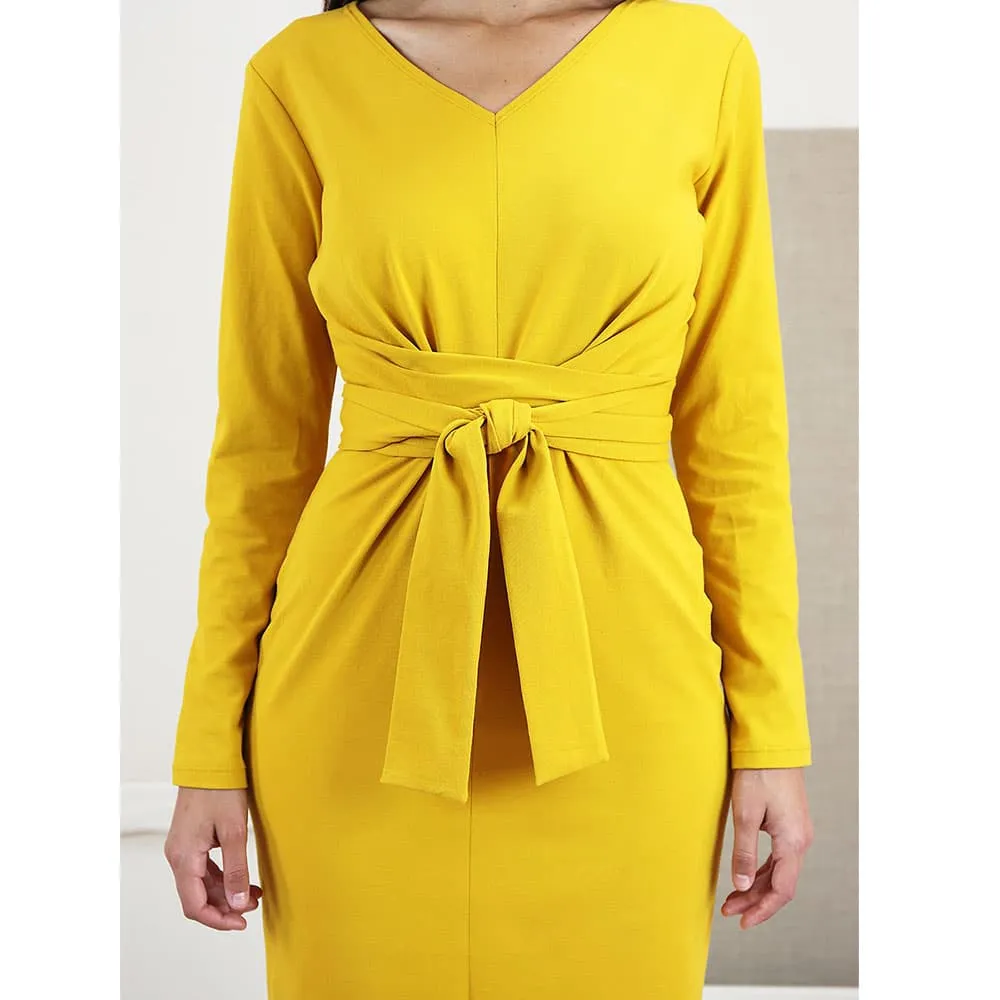 Belgravia Knit Dress Pattern, Liesl & Co.