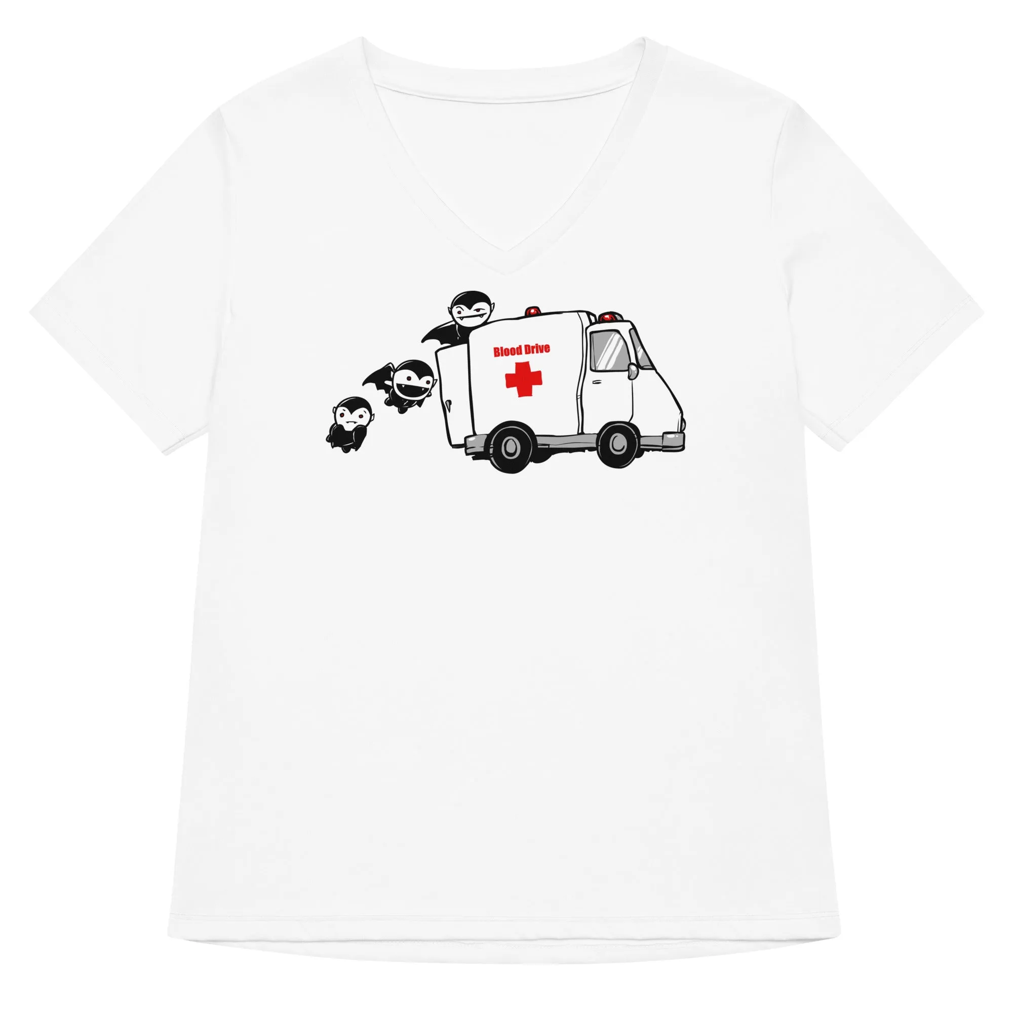 Blood Drive Vampires Women's V-Neck Tee