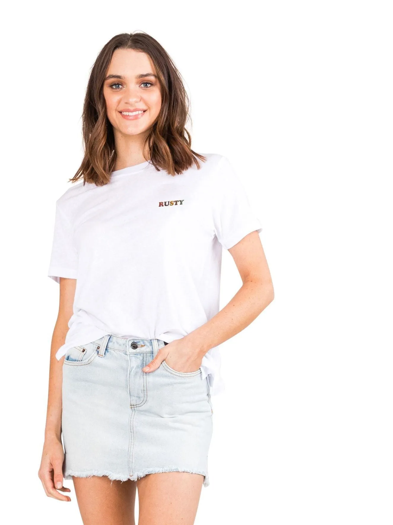Chain Again Short Sleeve Tee - Bright White