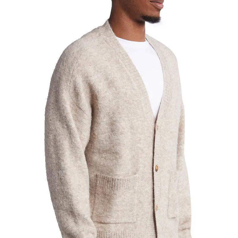 Custom Wool Blend Knit Cardigan - OEM/ODM Pocket Design Sweater Manufacturer
