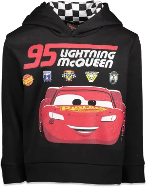 Disney Cars Fleece Pullover Hoodie Toddler to Big Kid Sizes (2T - 10-12)