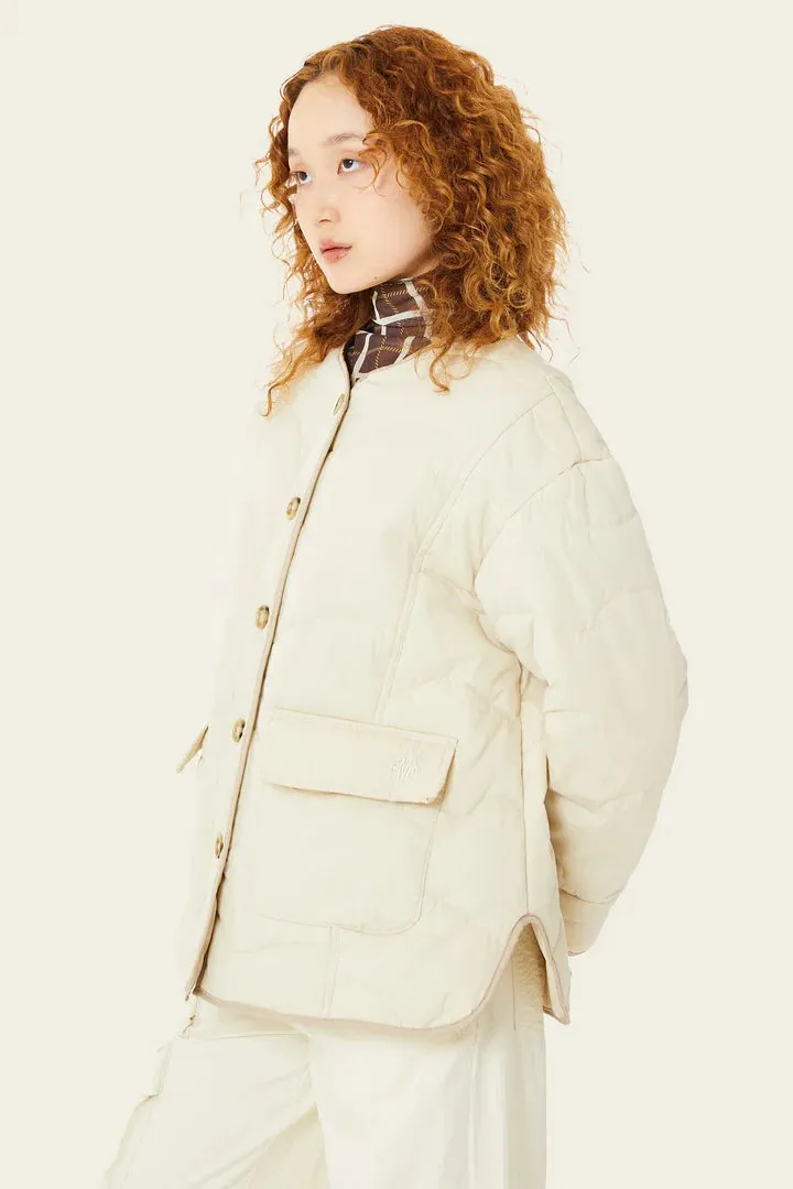 Find Me Now - Mica Quilted Jacket (Sand)