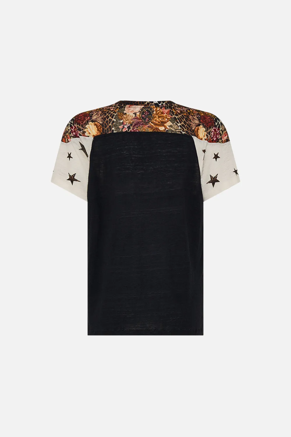 FITTED PANELLED T-SHIRT BORN IN BRUGES