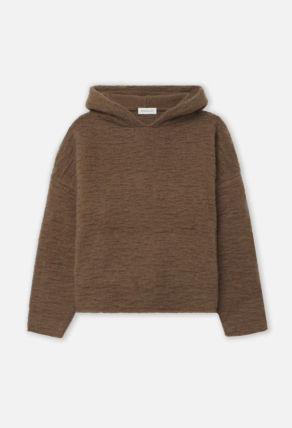 Glitch Jacquard Poncho / Cedar