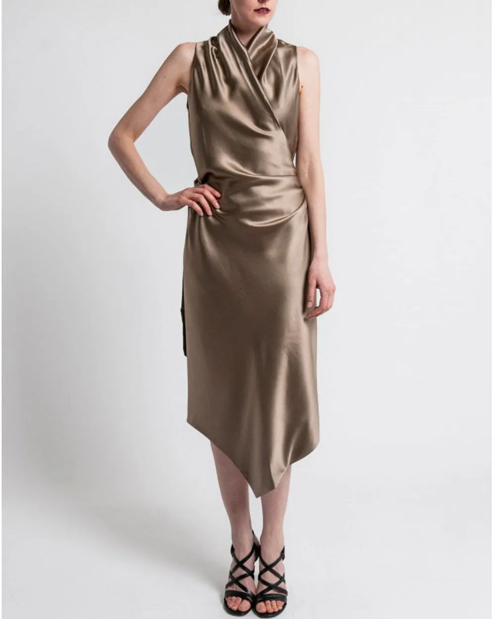 Khaki Victor Dress