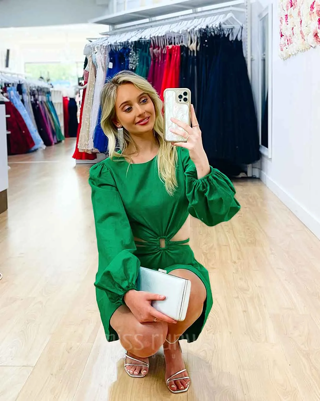 Kianna Mini Dress - Green