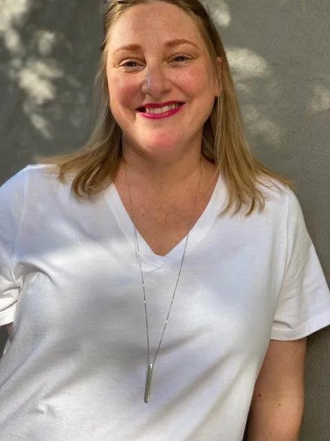 Kirsten Sprinkling Kindness V Neck Tee