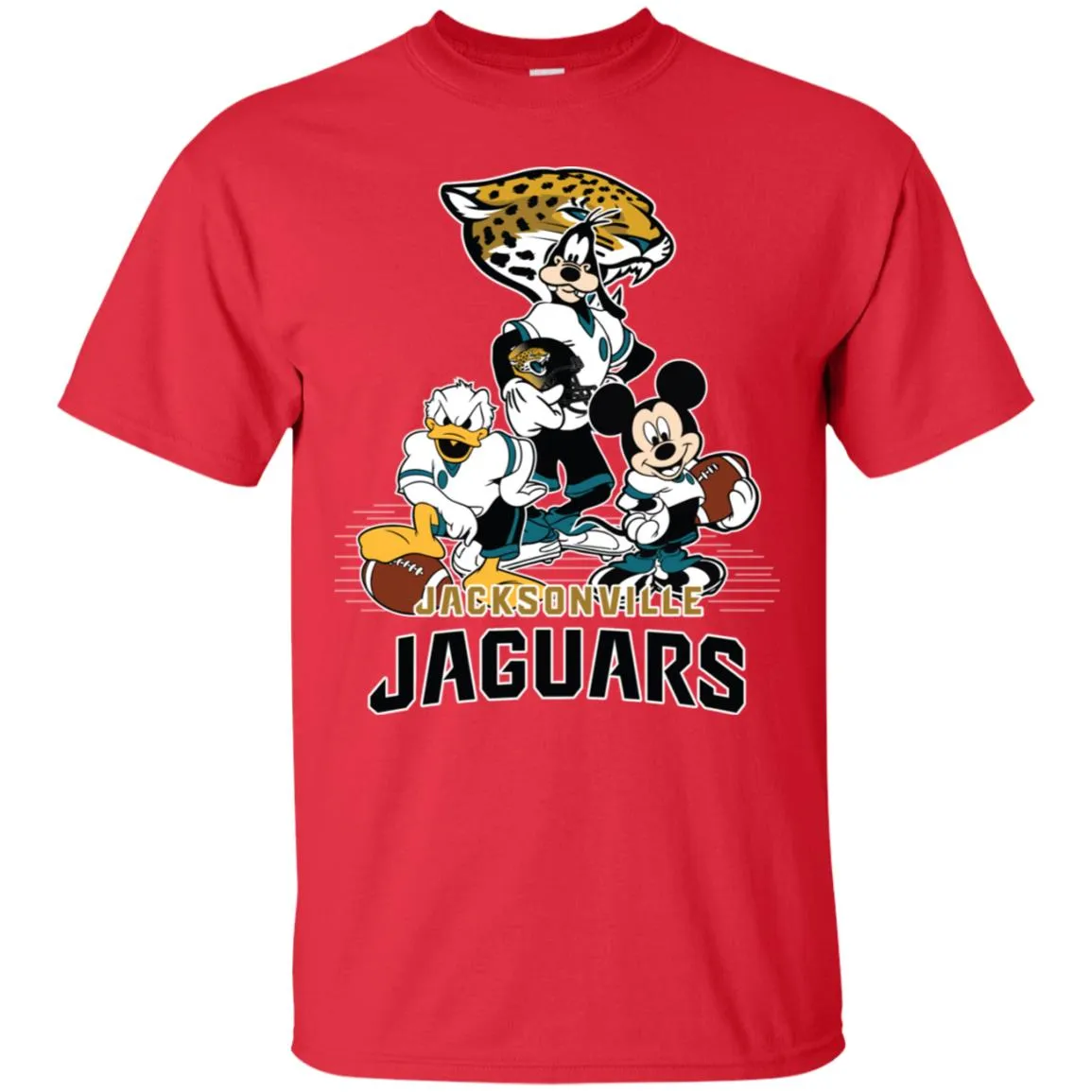 Mickey Mouse Jacksonville Jaguar American Football Nfl Sports Shirt