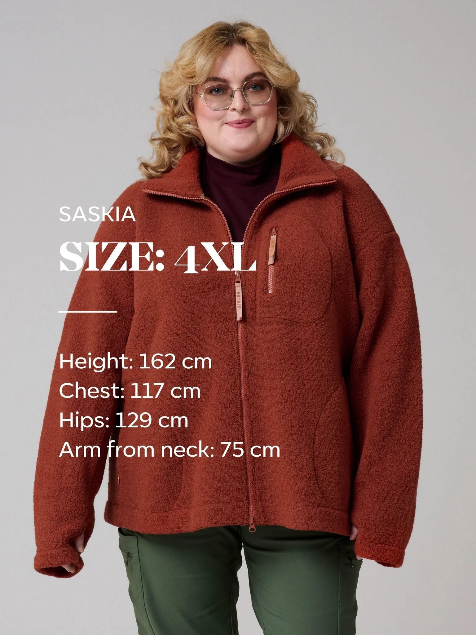Minna Minimalist Wool Fleece Jacket Burgundy
