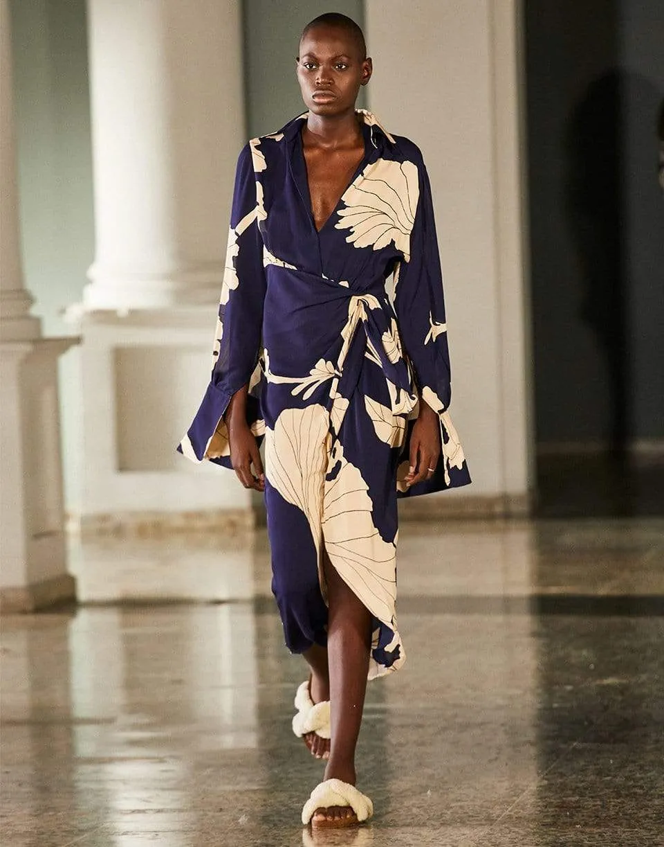 Mysterious Grace Midi Dress