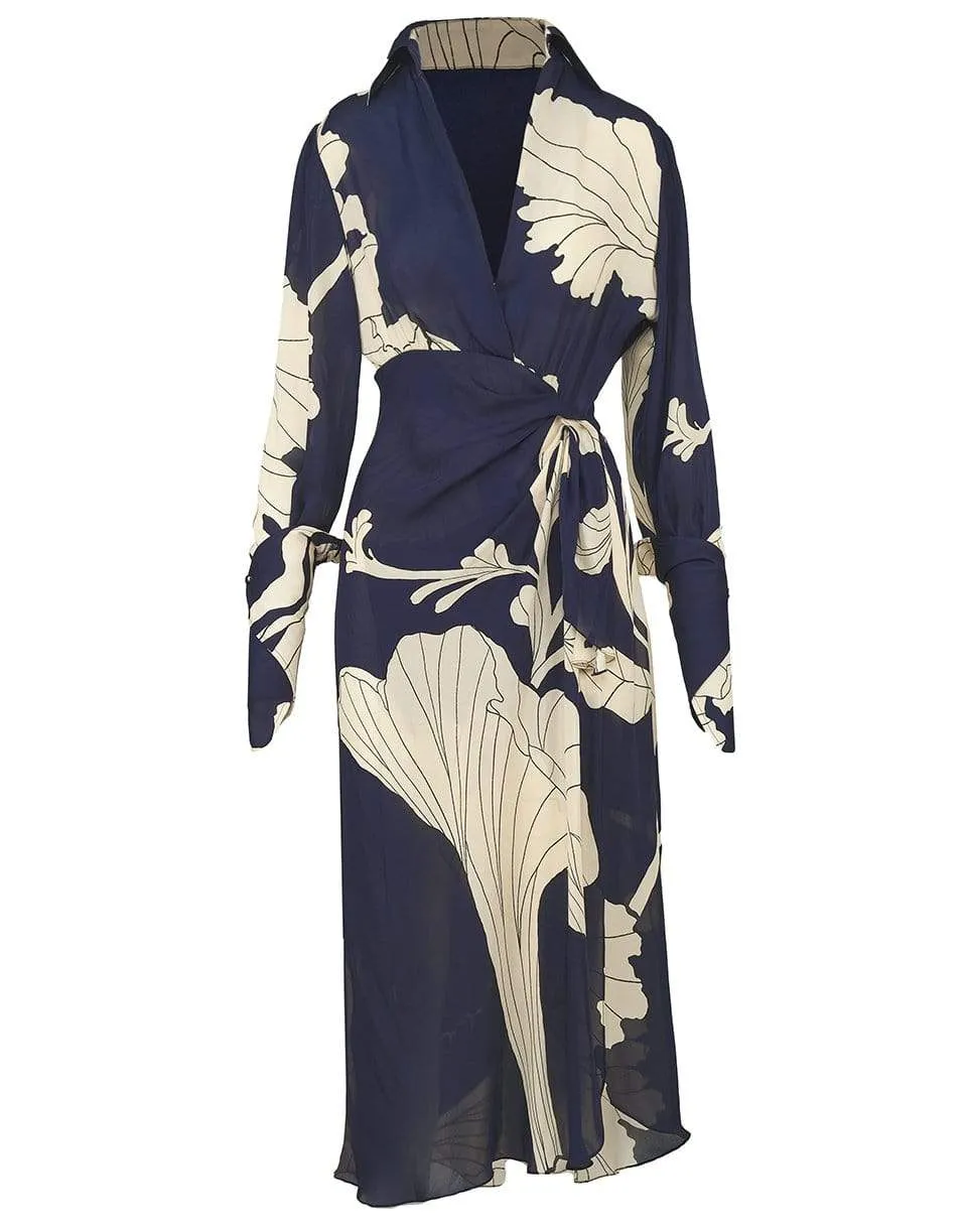 Mysterious Grace Midi Dress