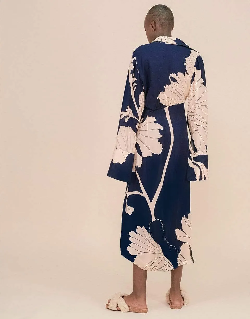 Mysterious Grace Midi Dress