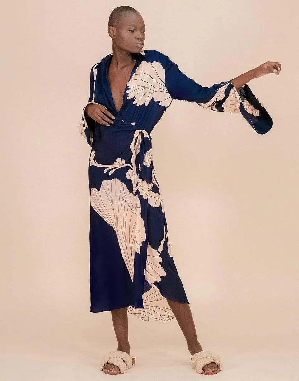Mysterious Grace Midi Dress