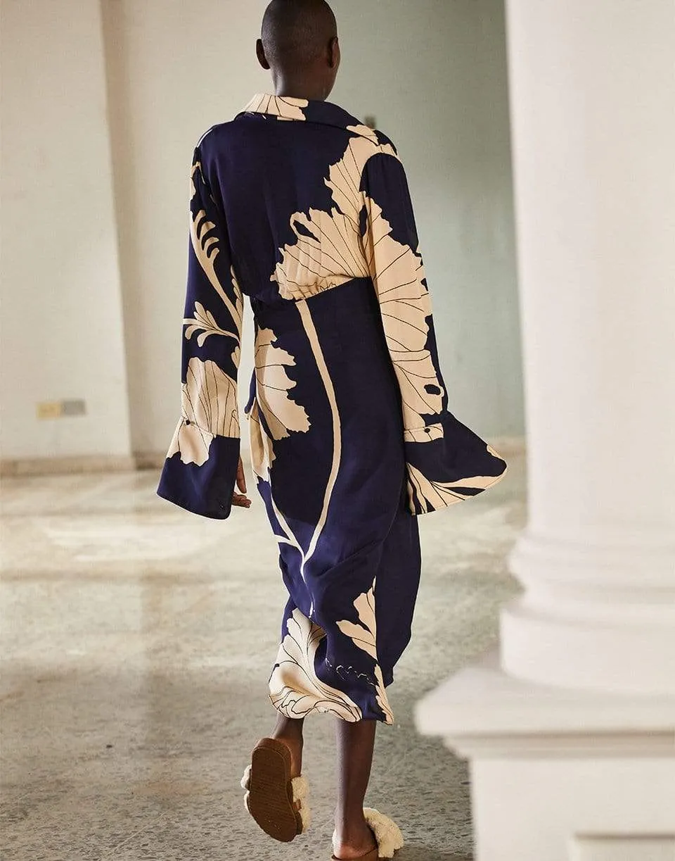 Mysterious Grace Midi Dress