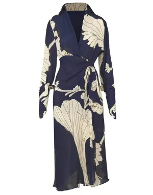 Mysterious Grace Midi Dress
