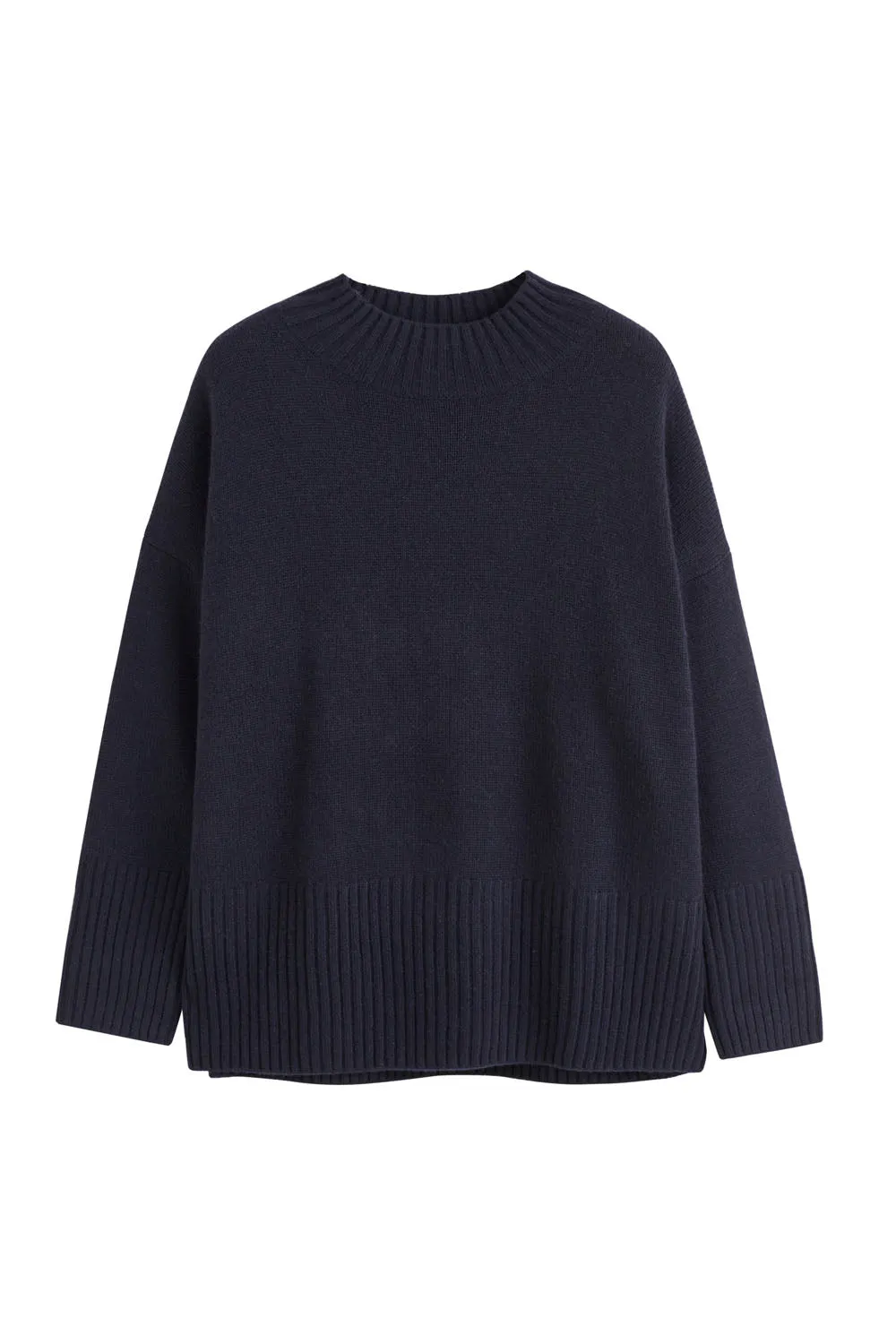 Navy Cashmere Comfort Sweater