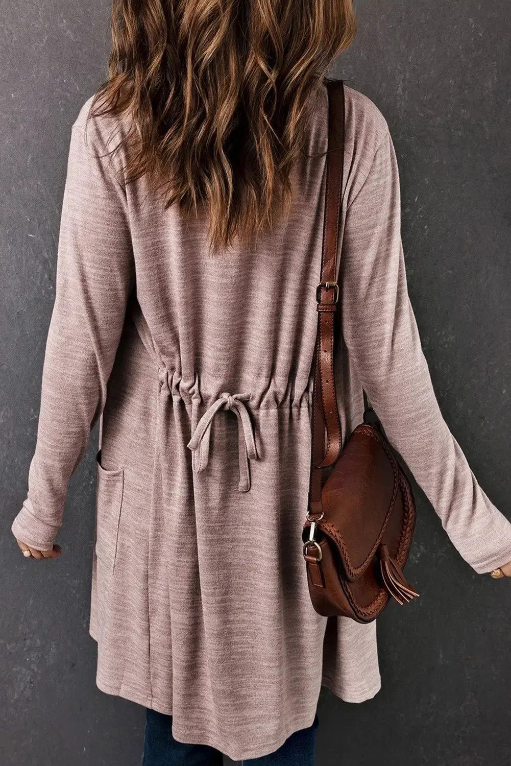 Open For Business Pocketed Cardigan