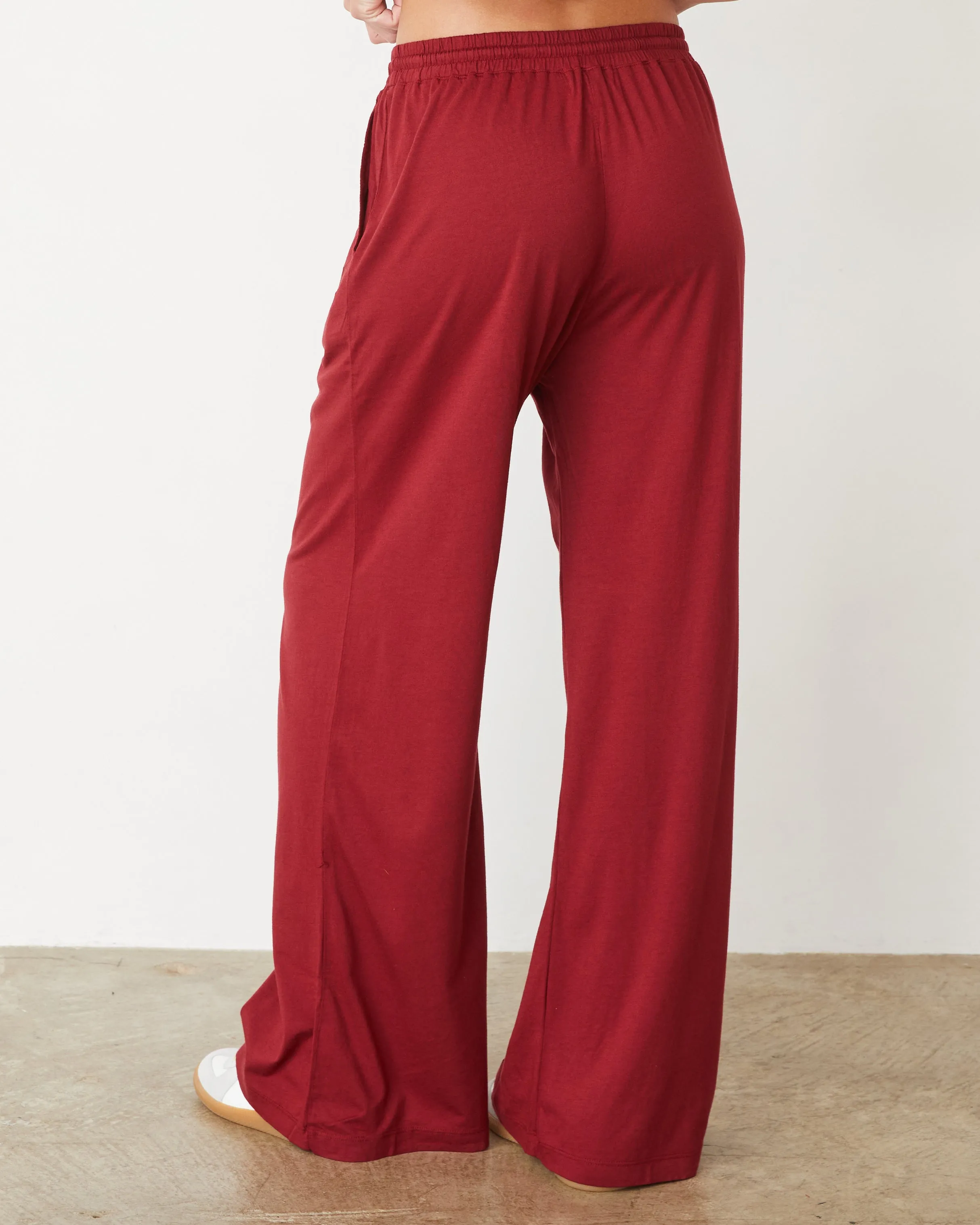 Organic Jersey Wide Leg Pant