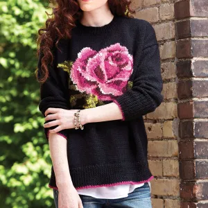 Patons Knit In Bloom Pullover