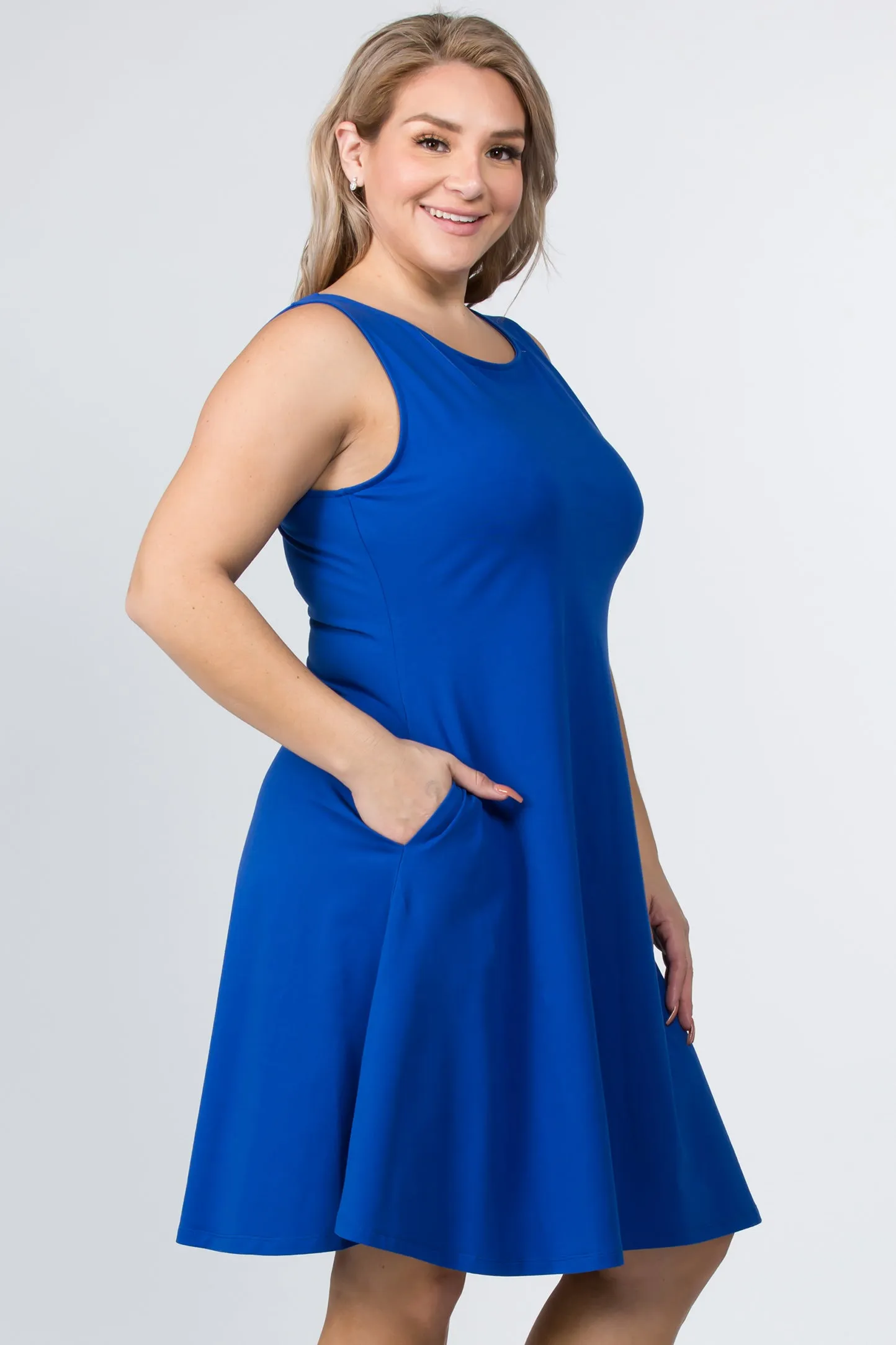 Plus Size Graceful Fit & Flare A-line Dress