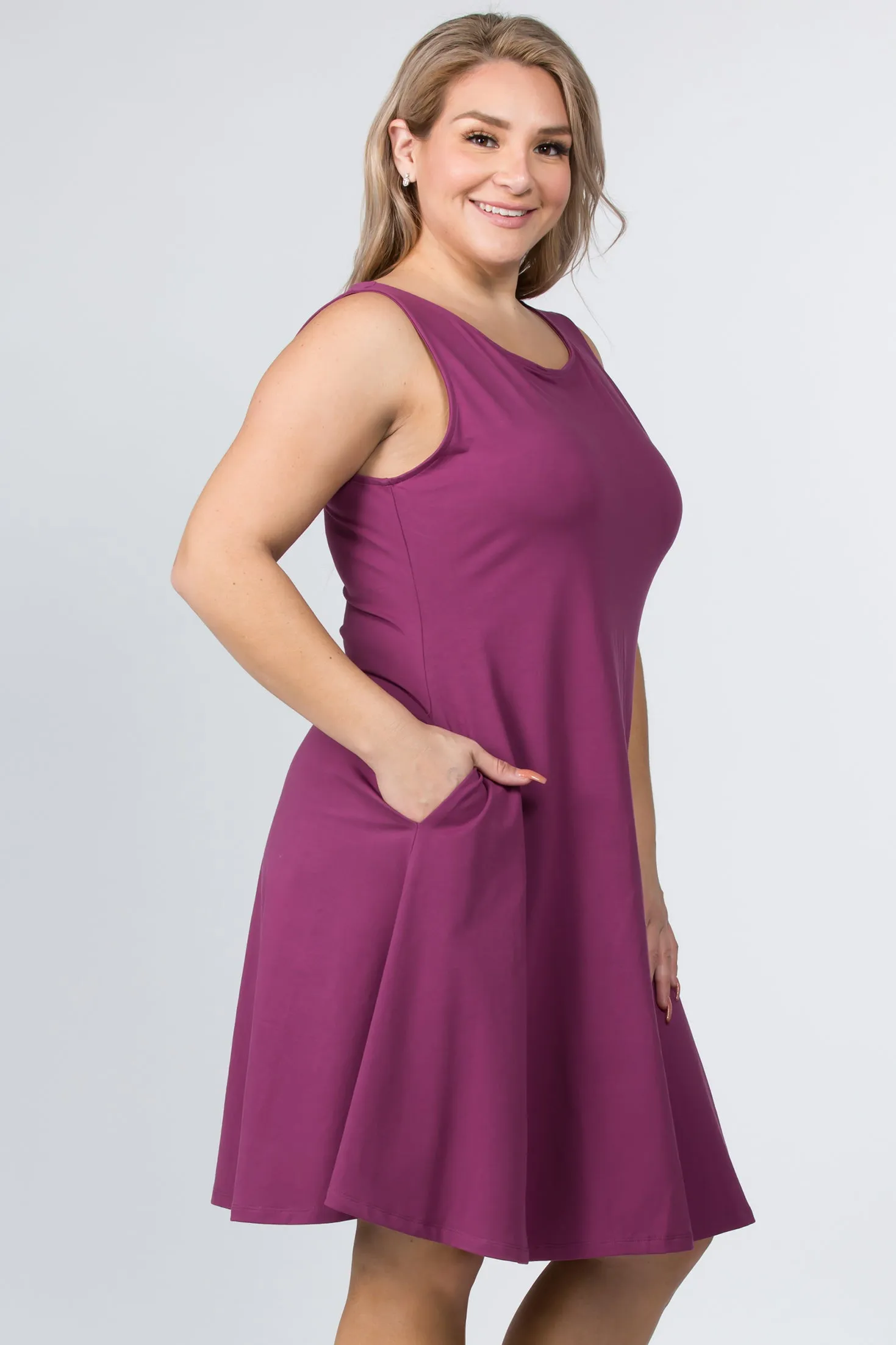 Plus Size Graceful Fit & Flare A-line Dress