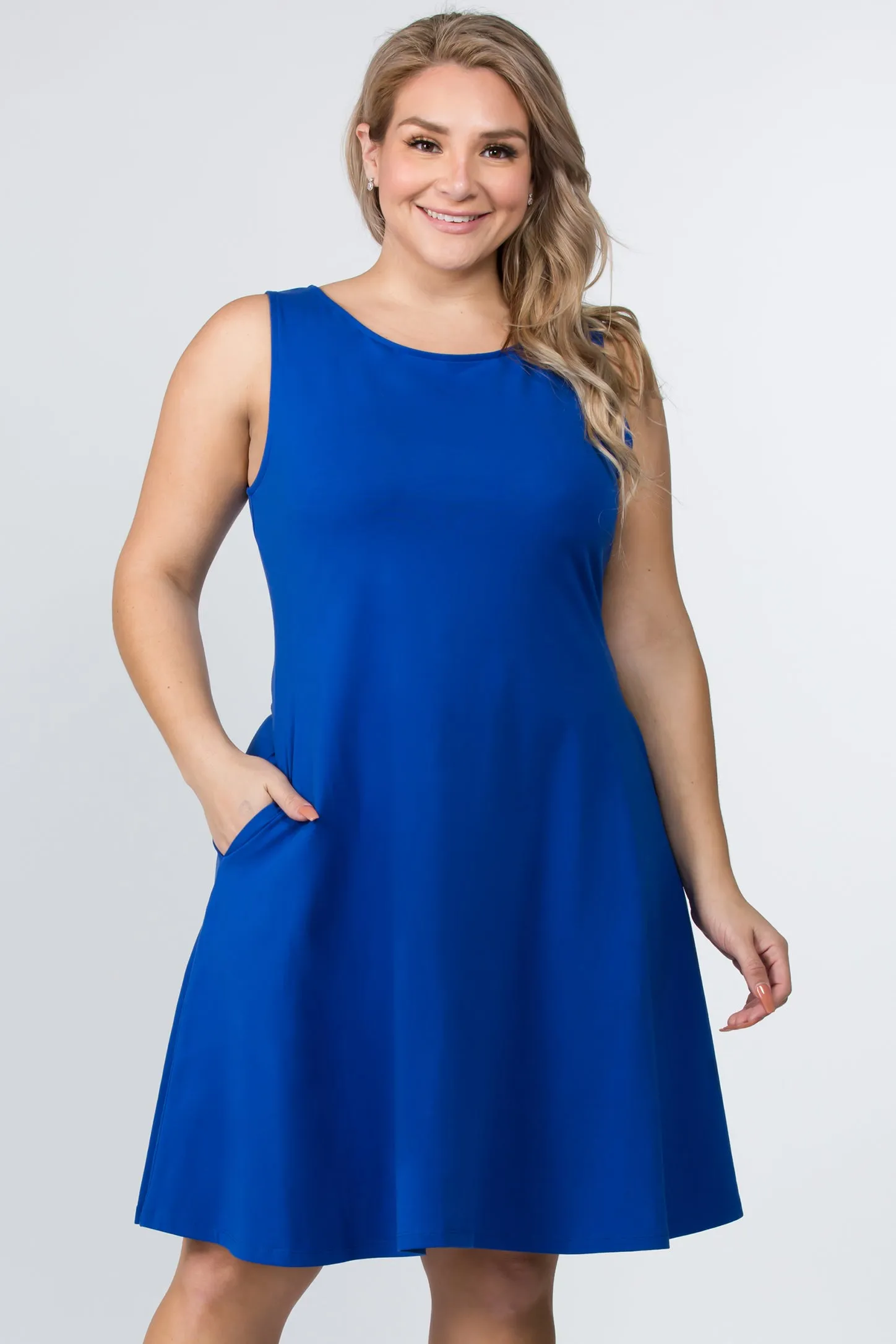 Plus Size Graceful Fit & Flare A-line Dress