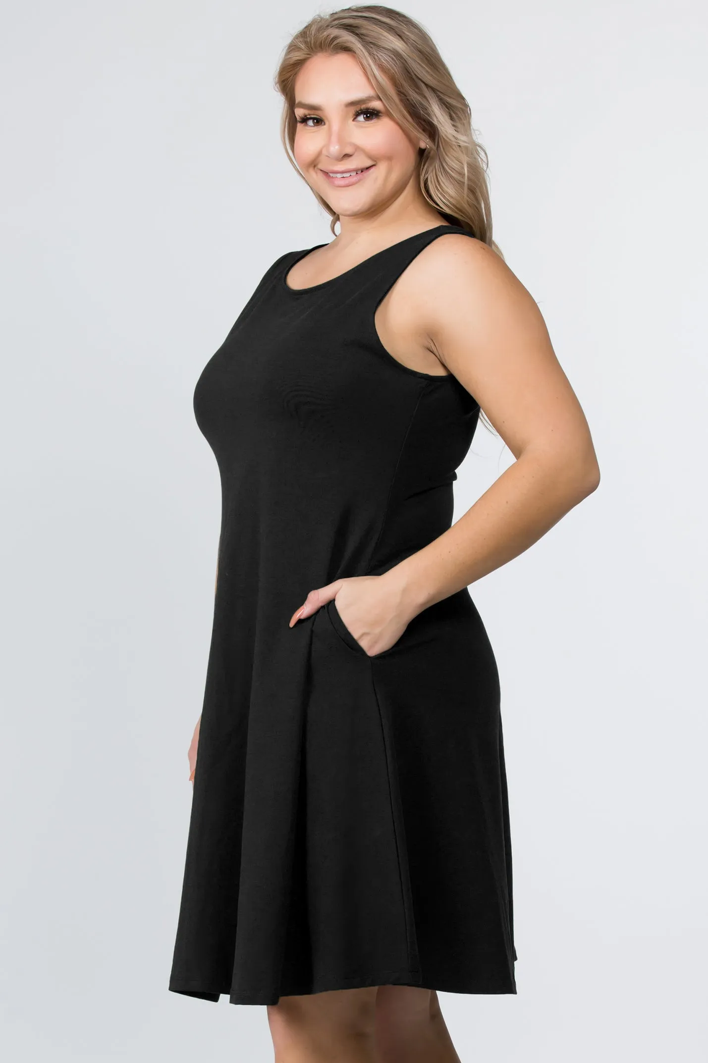 Plus Size Graceful Fit & Flare A-line Dress