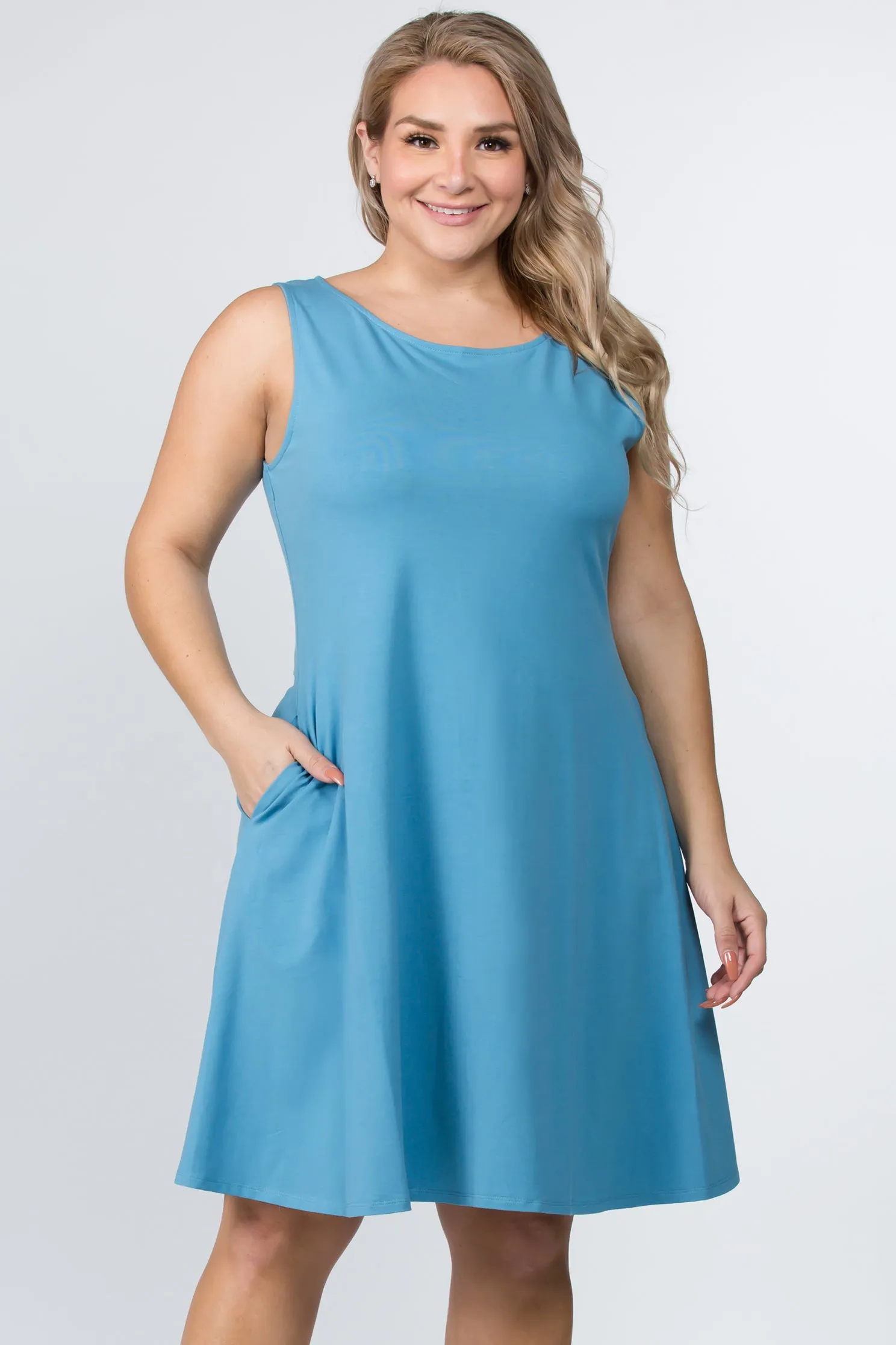 Plus Size Graceful Fit & Flare A-line Dress