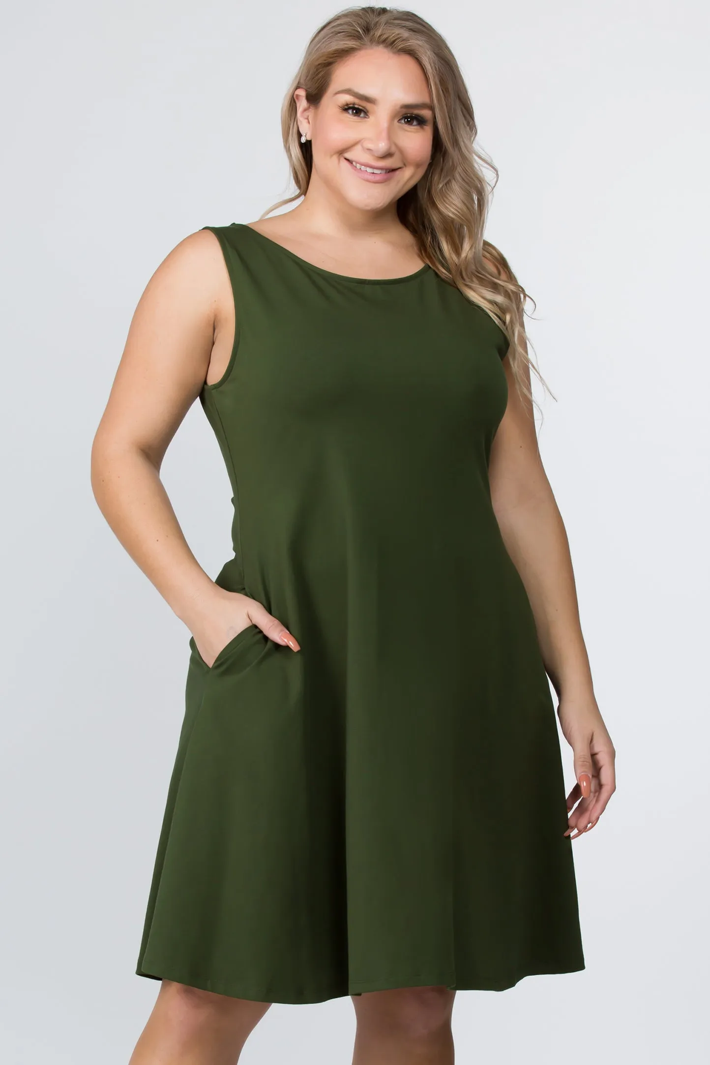 Plus Size Graceful Fit & Flare A-line Dress