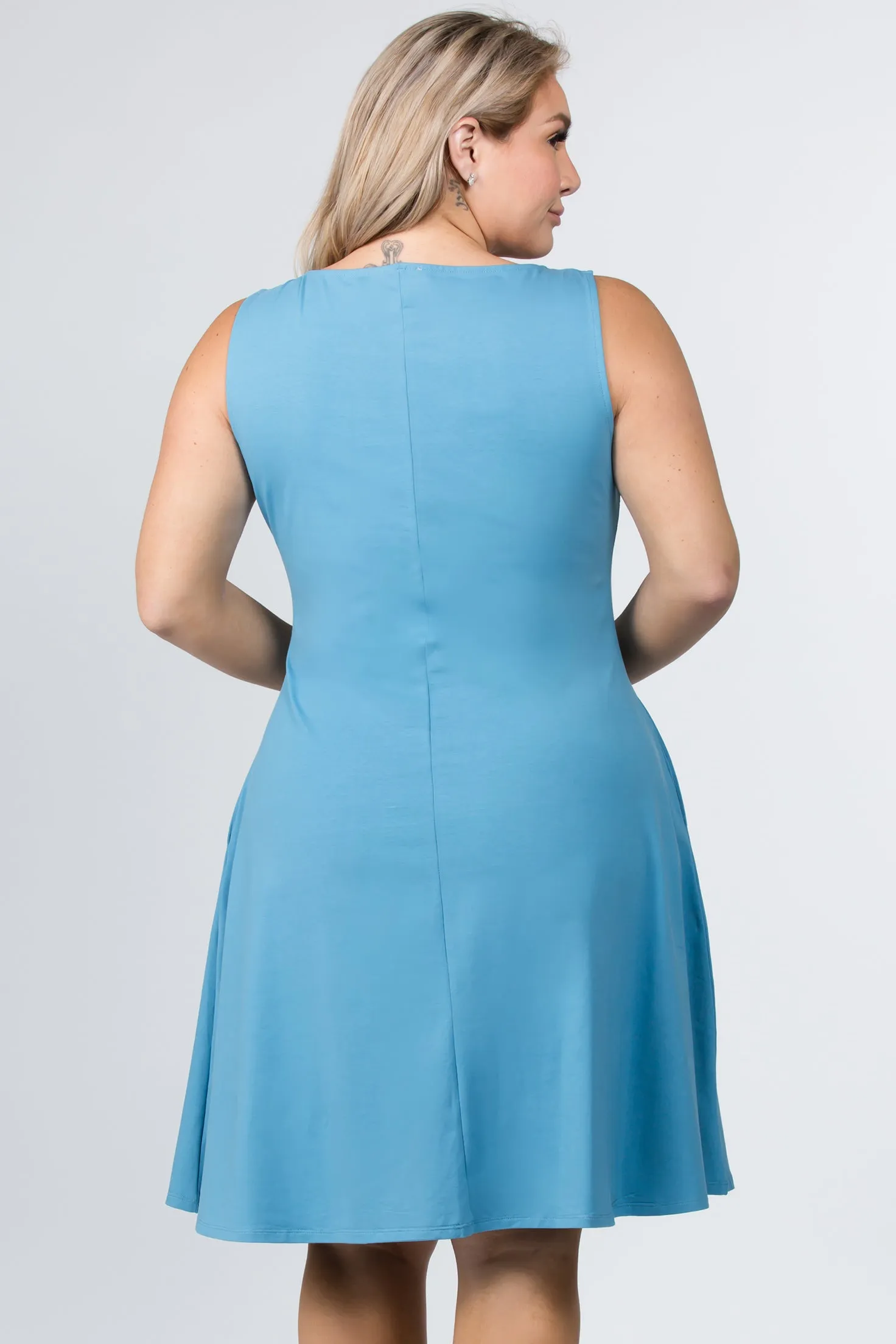 Plus Size Graceful Fit & Flare A-line Dress
