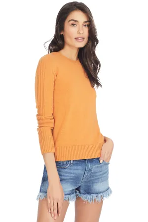 Ribbed Cashmere Crew (Sienna)