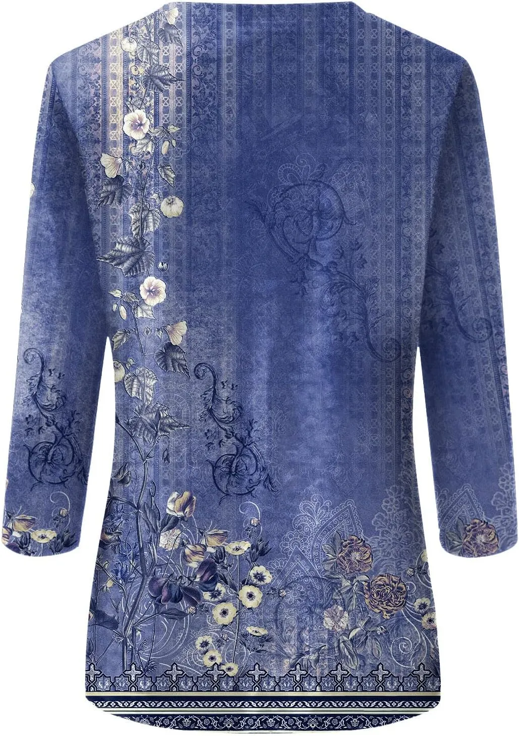 slqdgmryz 3/4 Sleeve Shirts for Women Loose Fit Crewneck Dressy Casual Tops Lightweight Solid Color Comfy Cute T Shirts