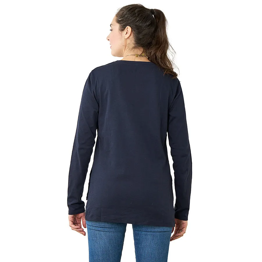 The Violet Long Sleeve Tee - La Vie Est Belle