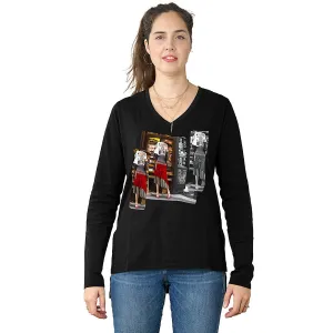 The Violet Long Sleeve Tee - La Vie Est Belle