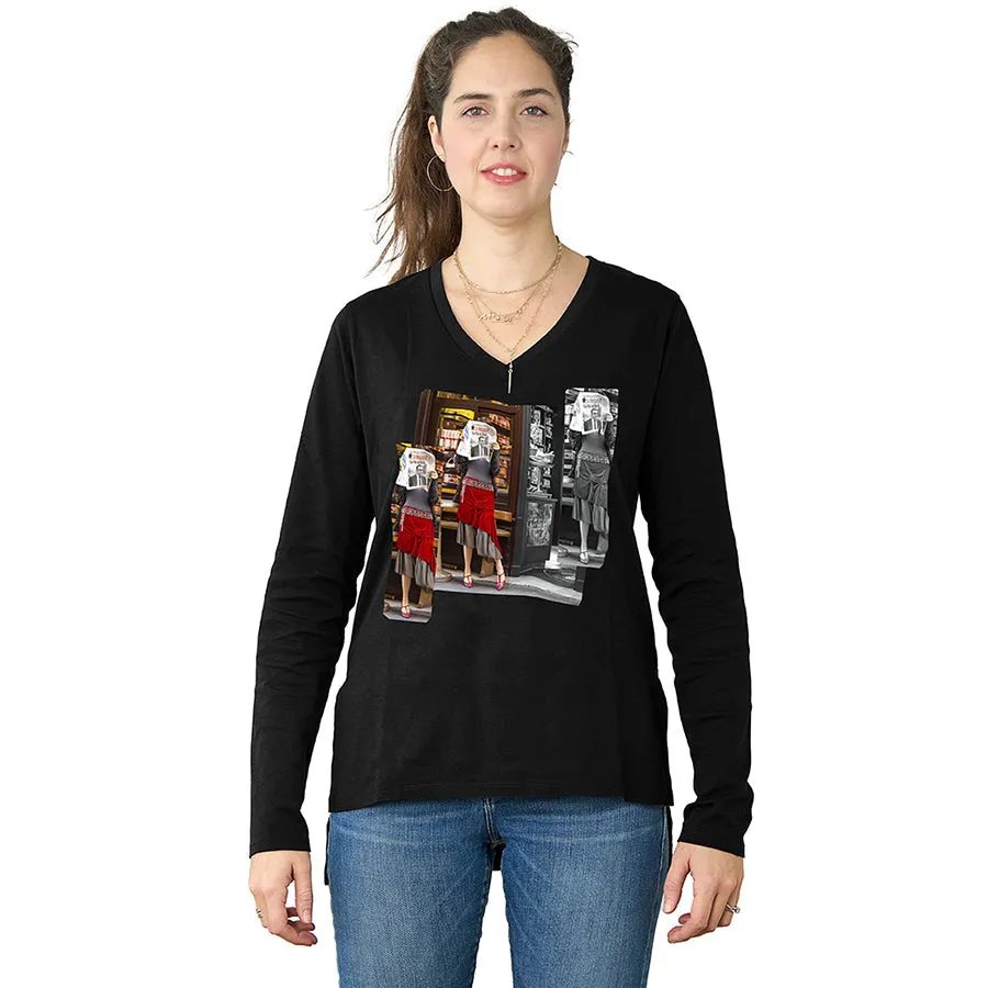 The Violet Long Sleeve Tee - La Vie Est Belle