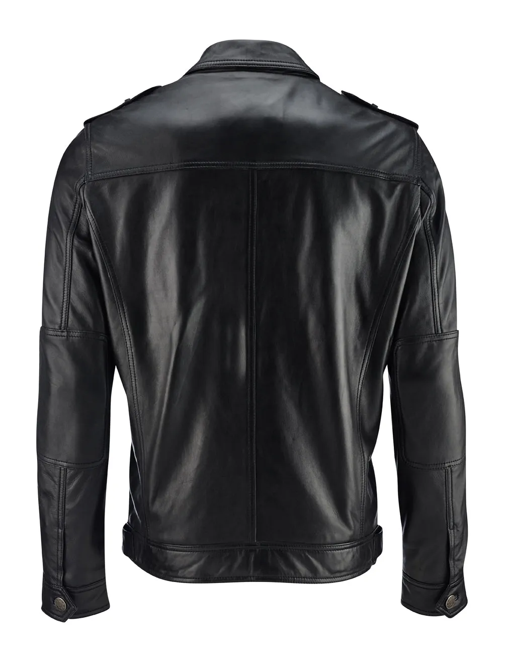 Trucker Leather Jacket (Lamb Leather)