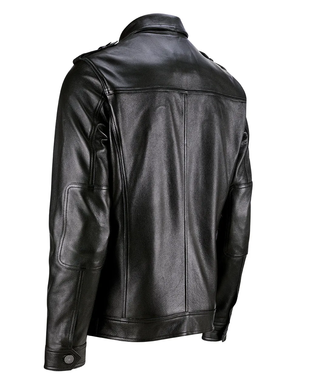 Trucker Leather Jacket (Lamb Leather)