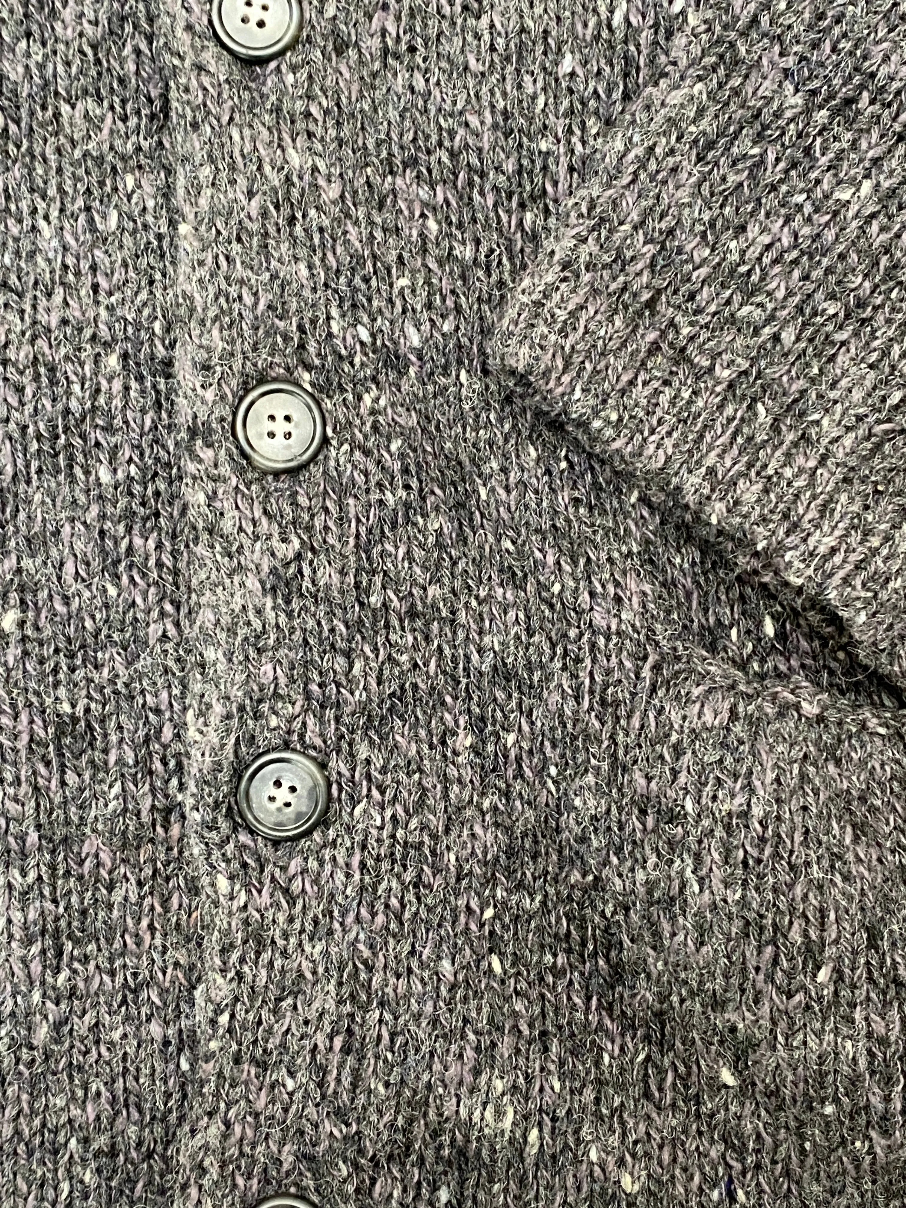 Vintage Gap Gray Wool Cardigan Pocket Sweater (XL)