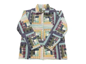 Wild Goose Log Cabin Quilted Cotton Jacket – Reversible, Soft Cotton Filled, Stylish and Comfortable Jacket for All Seasons