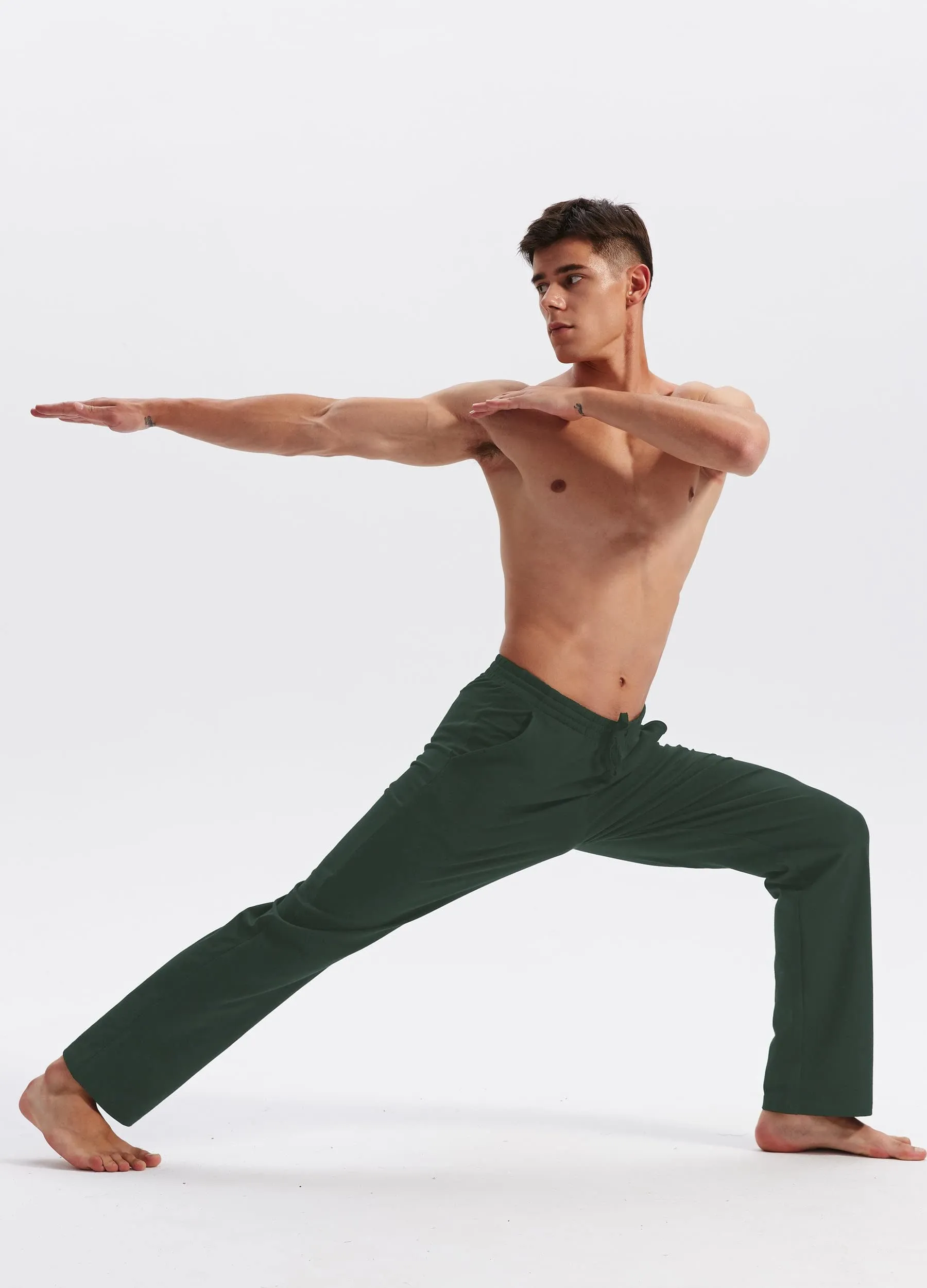 Willit Men's Cotton Yoga Exercise Pants