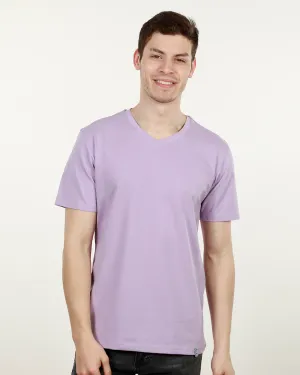 x Luxury V Neck Tee - Liliac